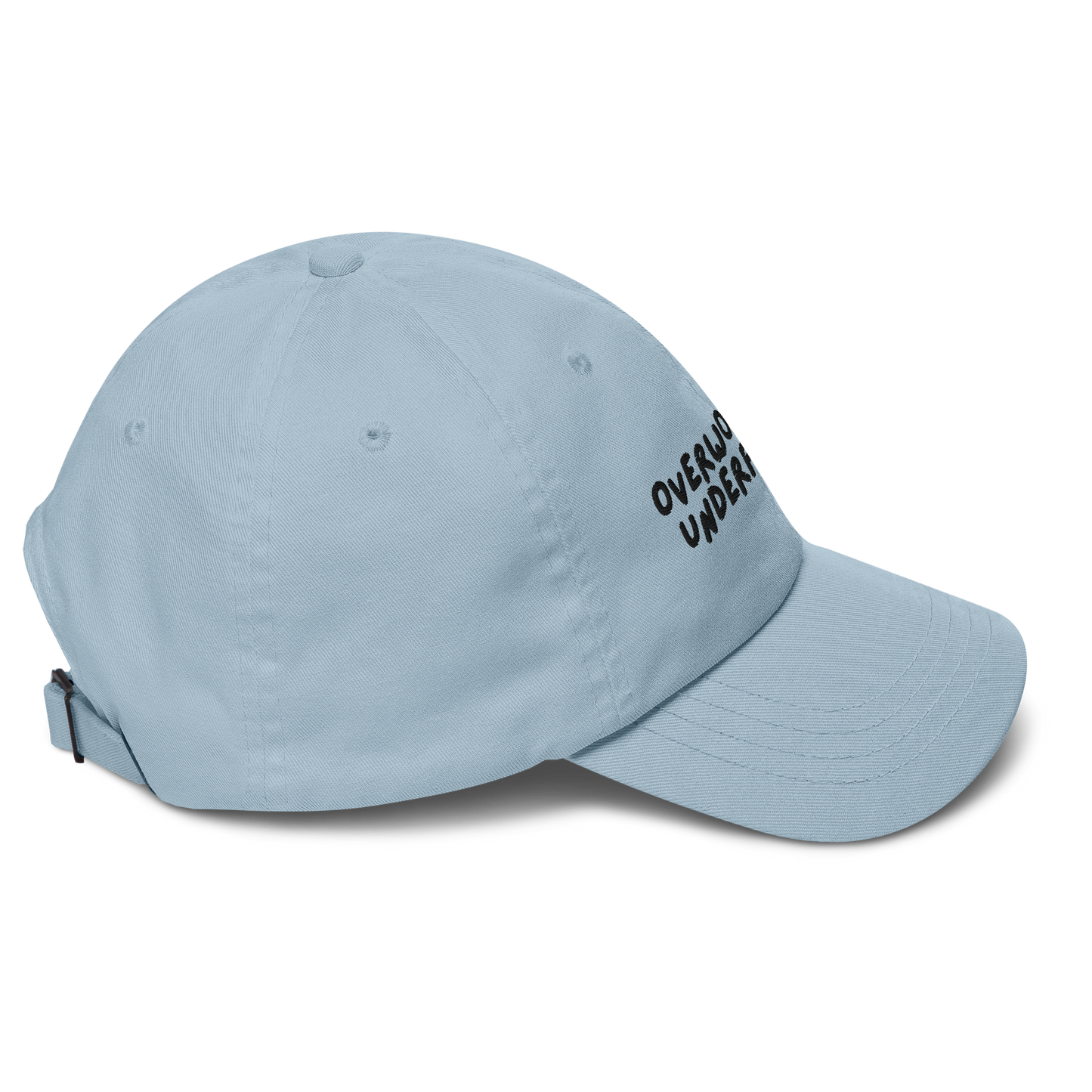 Baseballkappe "Overworked & Underfucked"