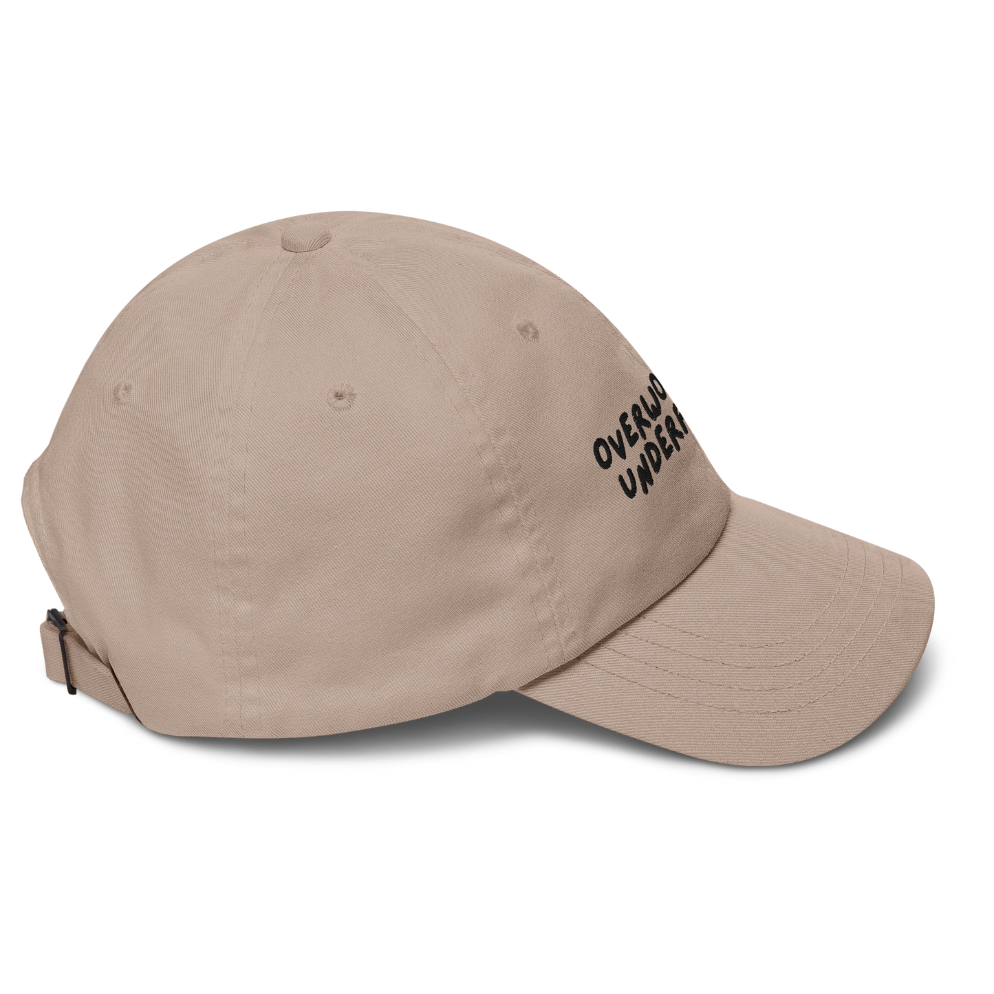 Baseballkappe "Overworked & Underfucked"