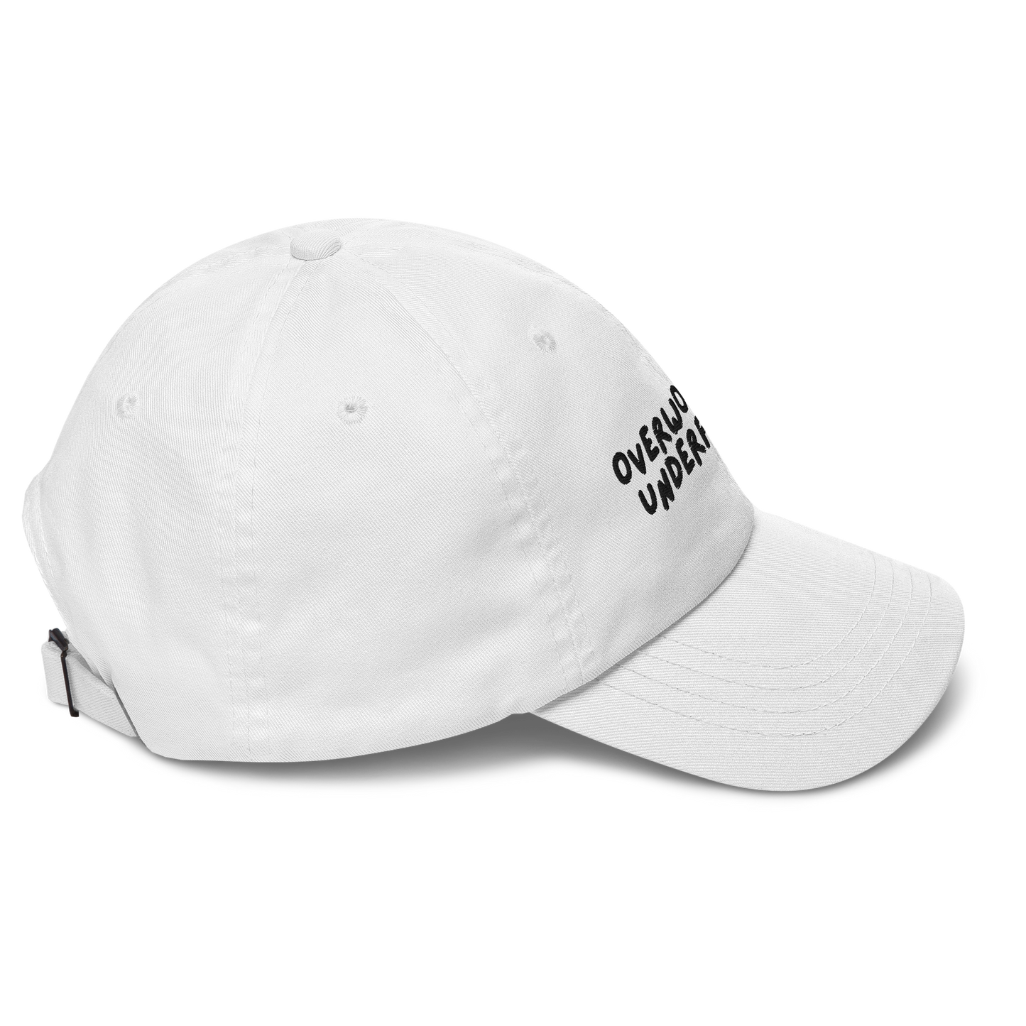 Baseballkappe "Overworked & Underfucked"