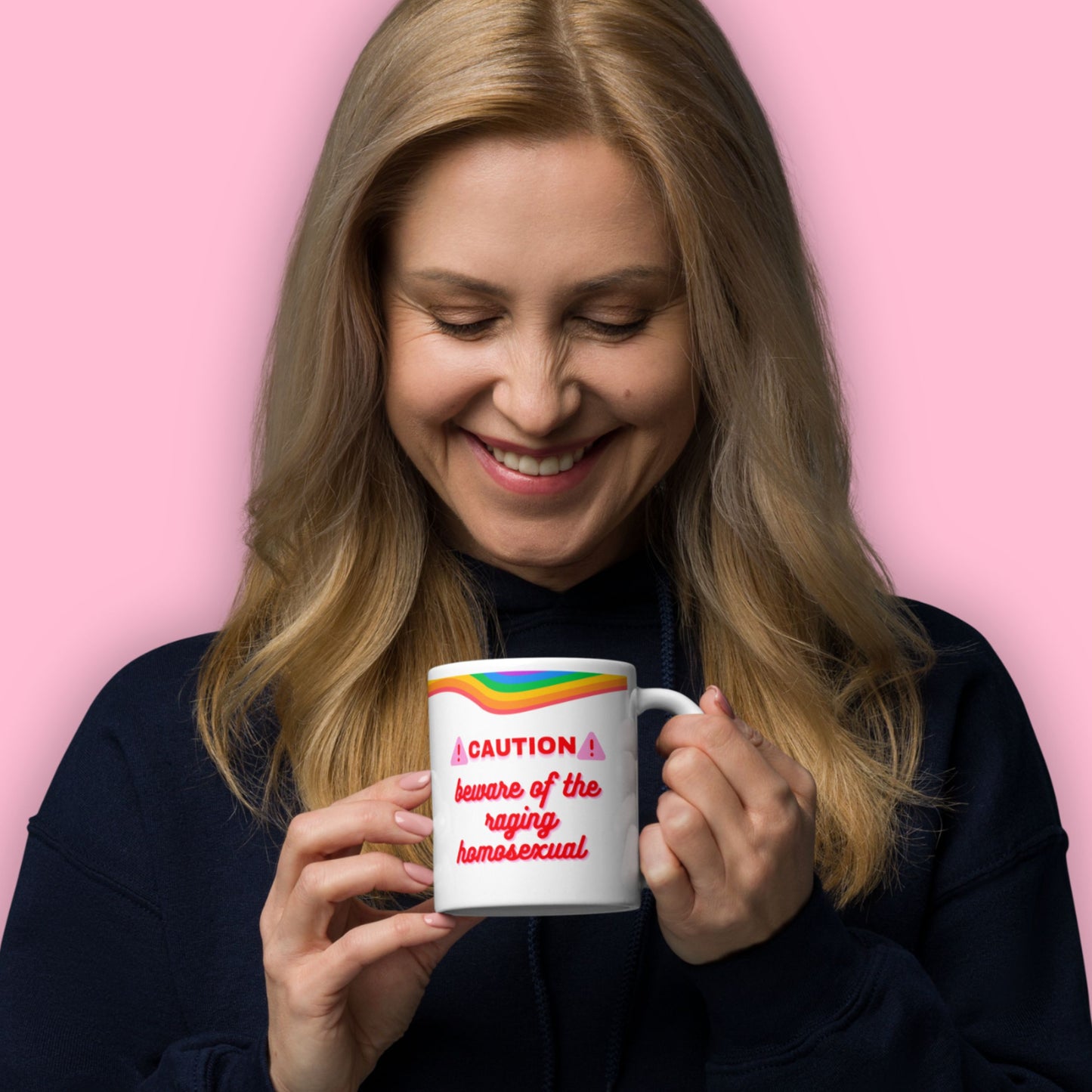 Tasse "Caution - Beware Of The Raging Homosexual" LGBTQ