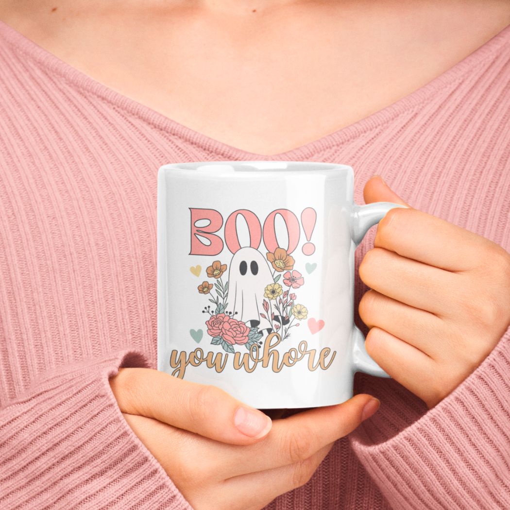 Tasse "Boo You Whore" V2 Halloween