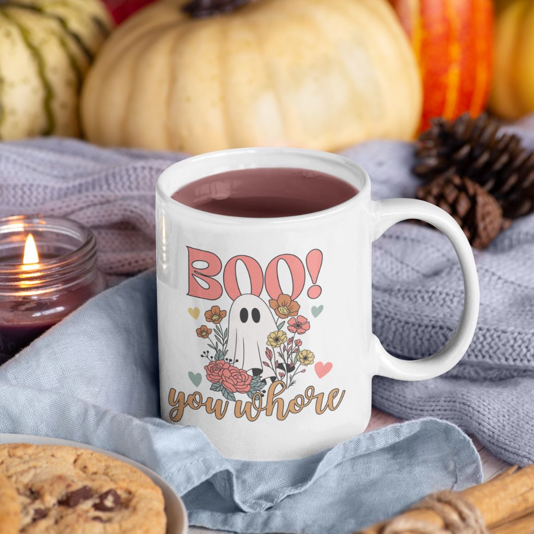 Tasse "Boo You Whore" V2 Halloween
