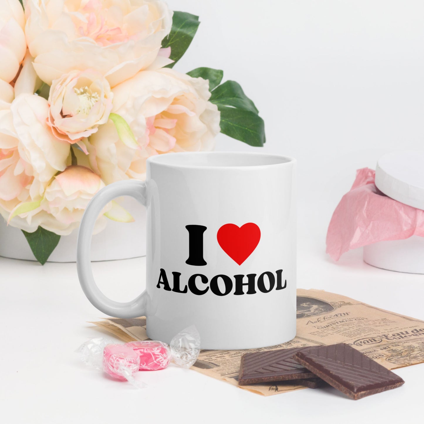 Tasse "I Love Alcohol"