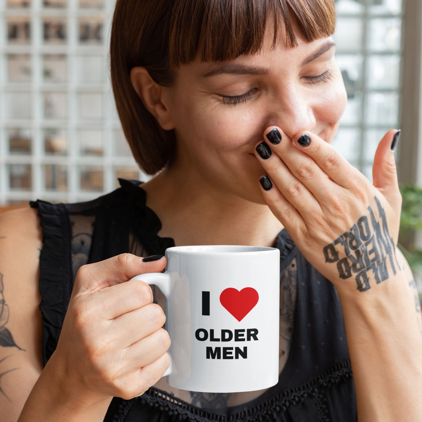 Tasse "I ❤️ Older Men"