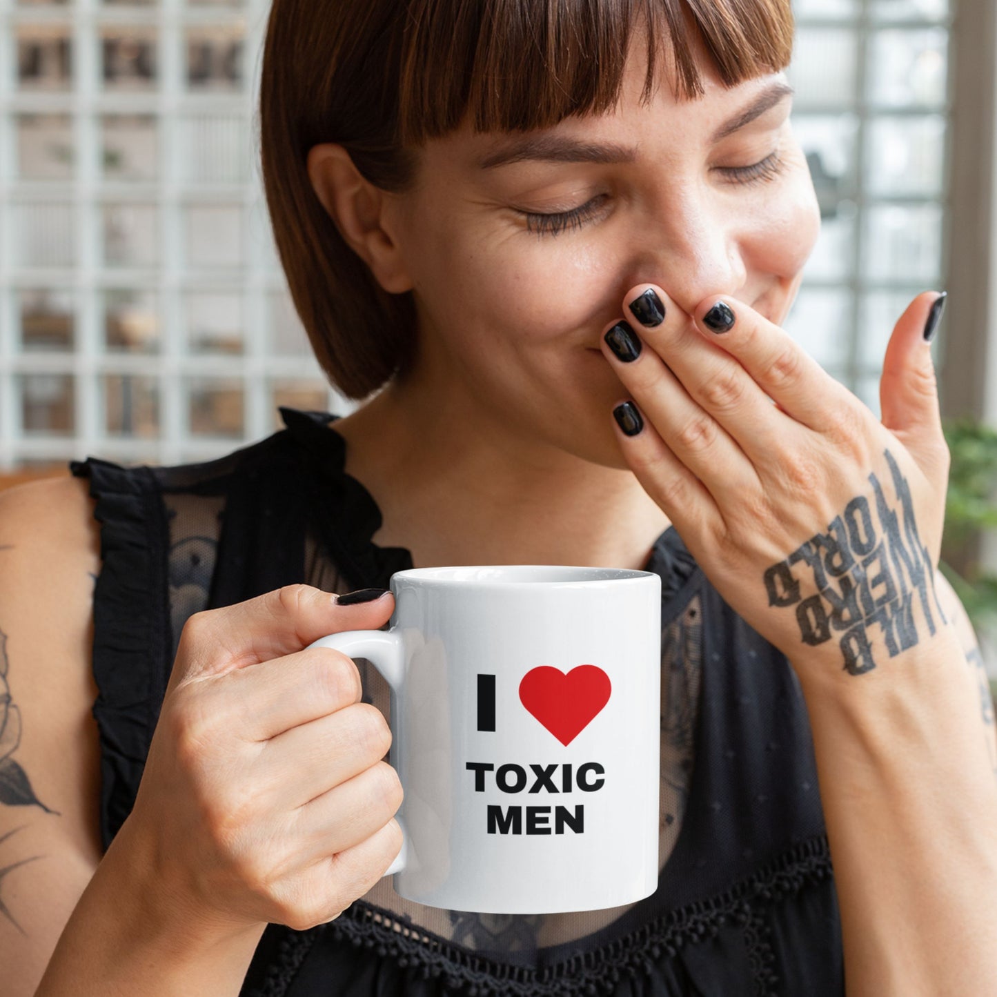 Tasse "I ❤️ Toxic Men"