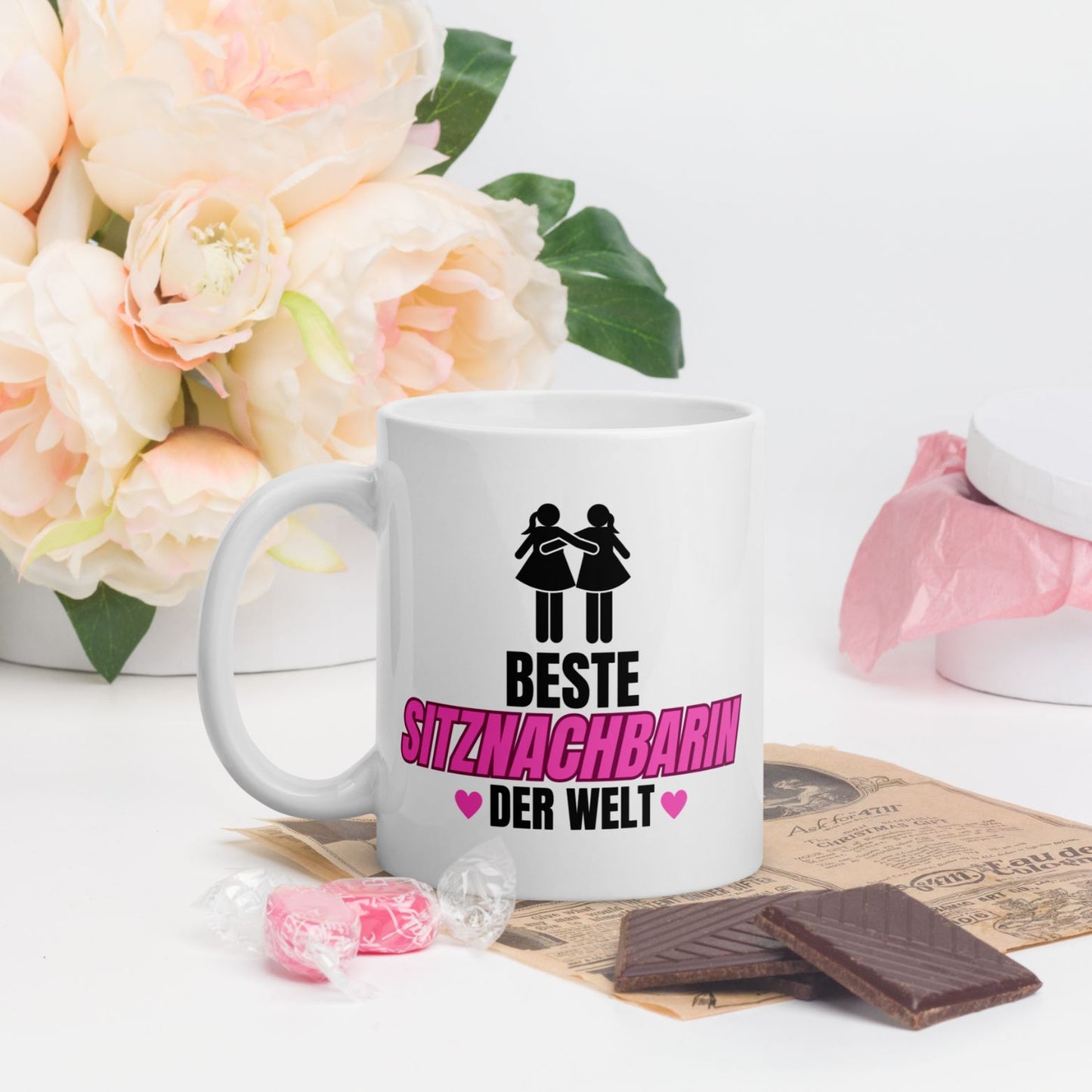 Tasse "Beste Sitznachbarin Der Welt"