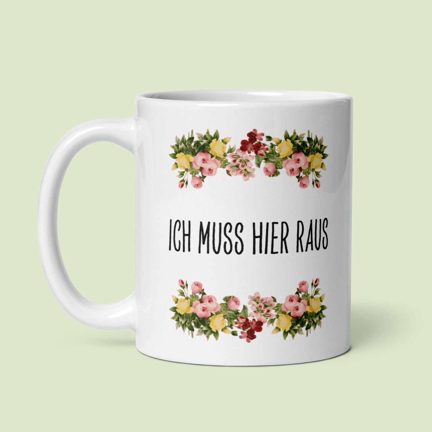 Tasse Büroausraster "Ich Muss Hier Raus"