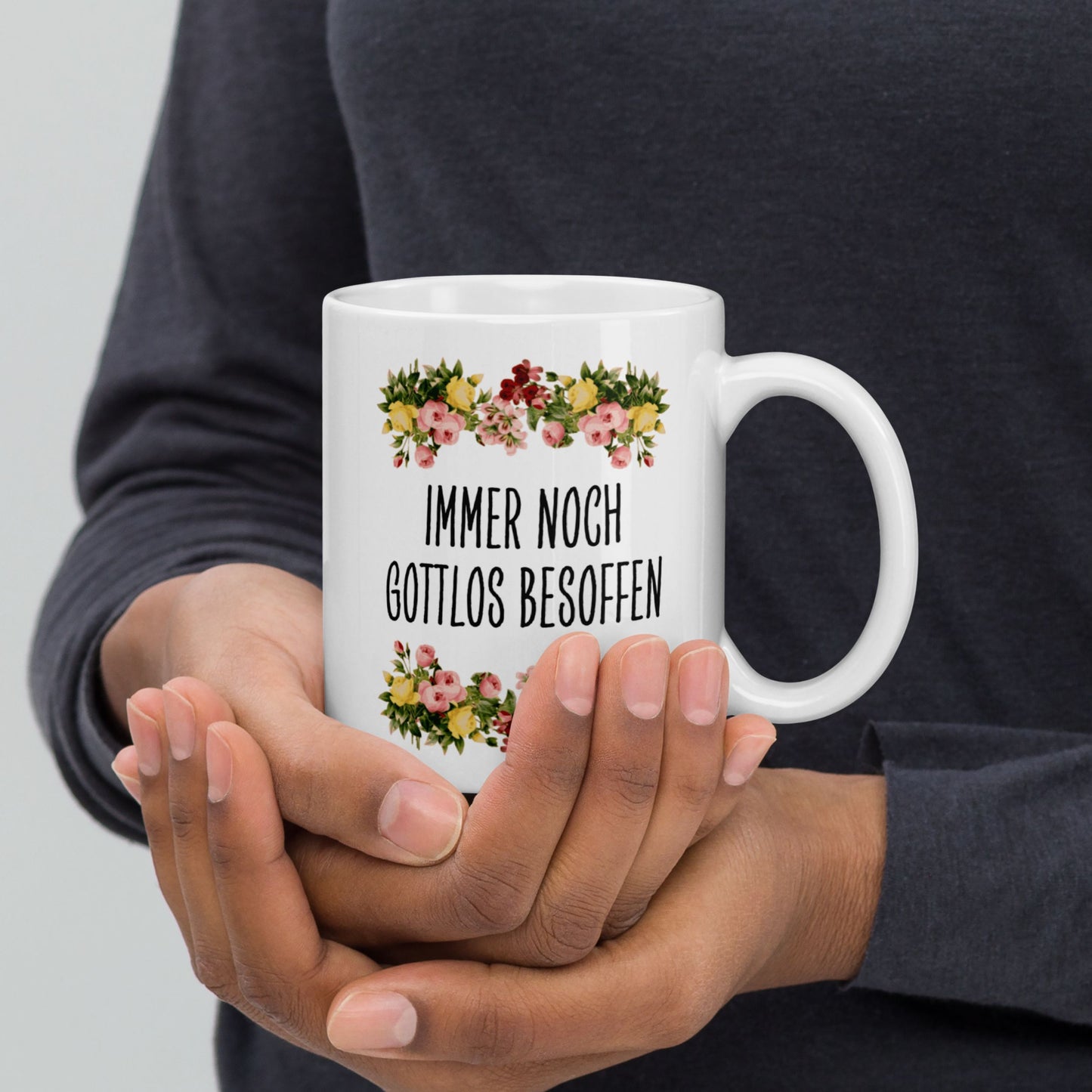 Tasse Büroausraster "Immer Noch Gottlos Besoffen"
