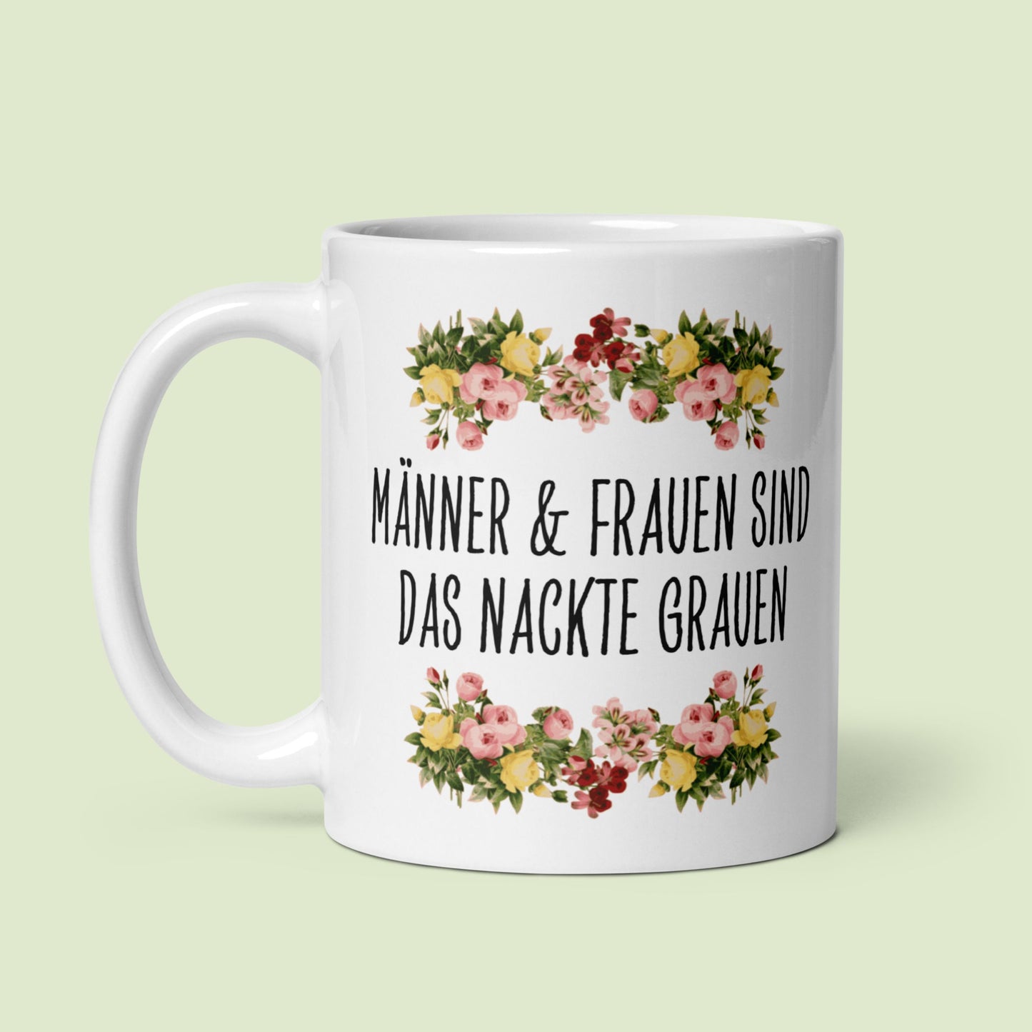 Tasse Büroausraster "Männer Und Frauen Sind Das Nackte Grauen"