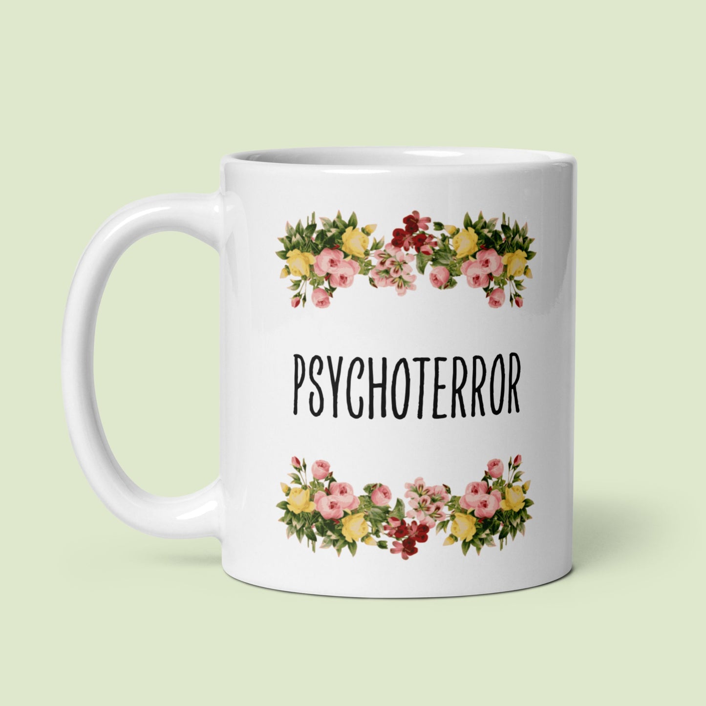 Tasse Büroausraster "Psychoterror"