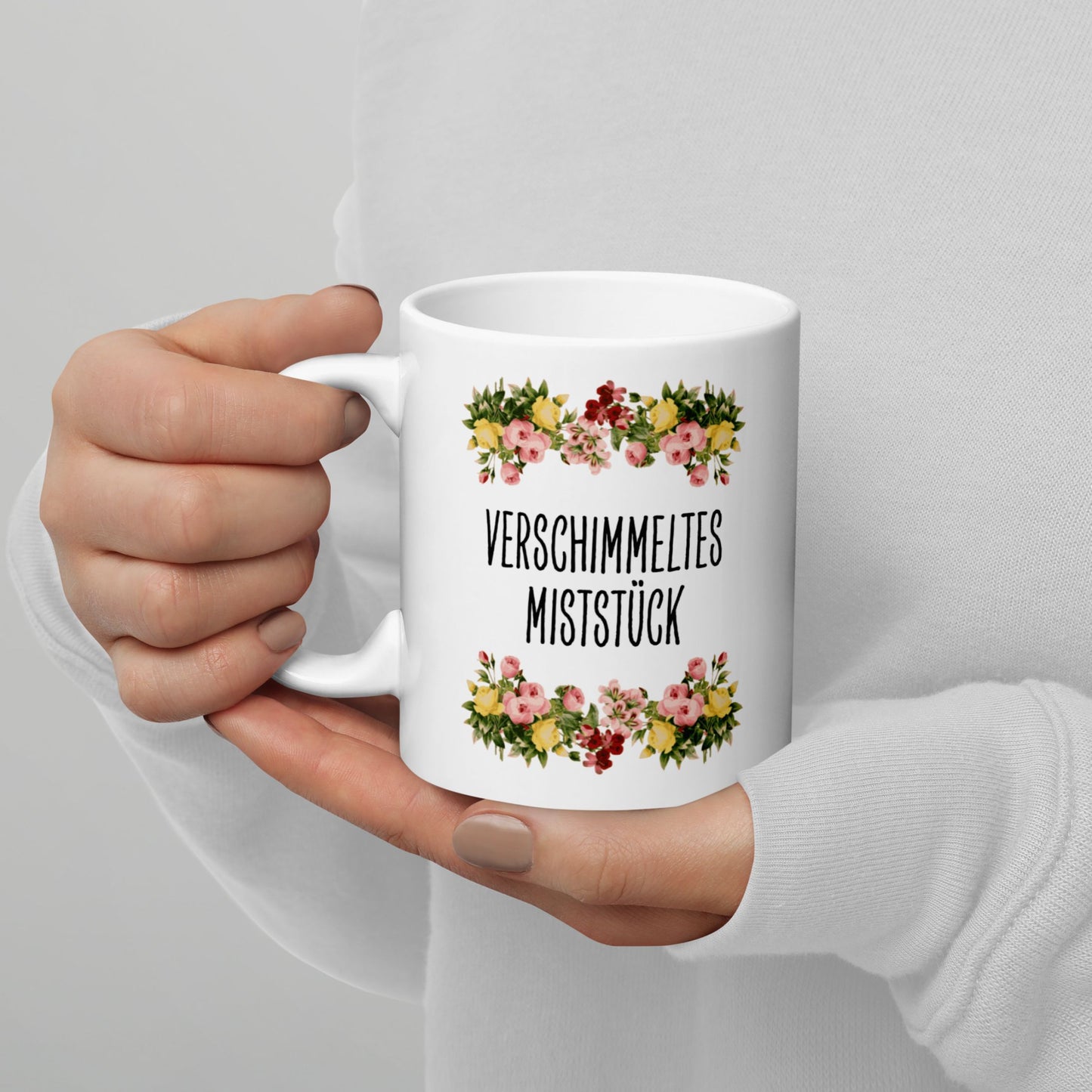 Tasse Büroausraster "Verschimmeltes Miststück"