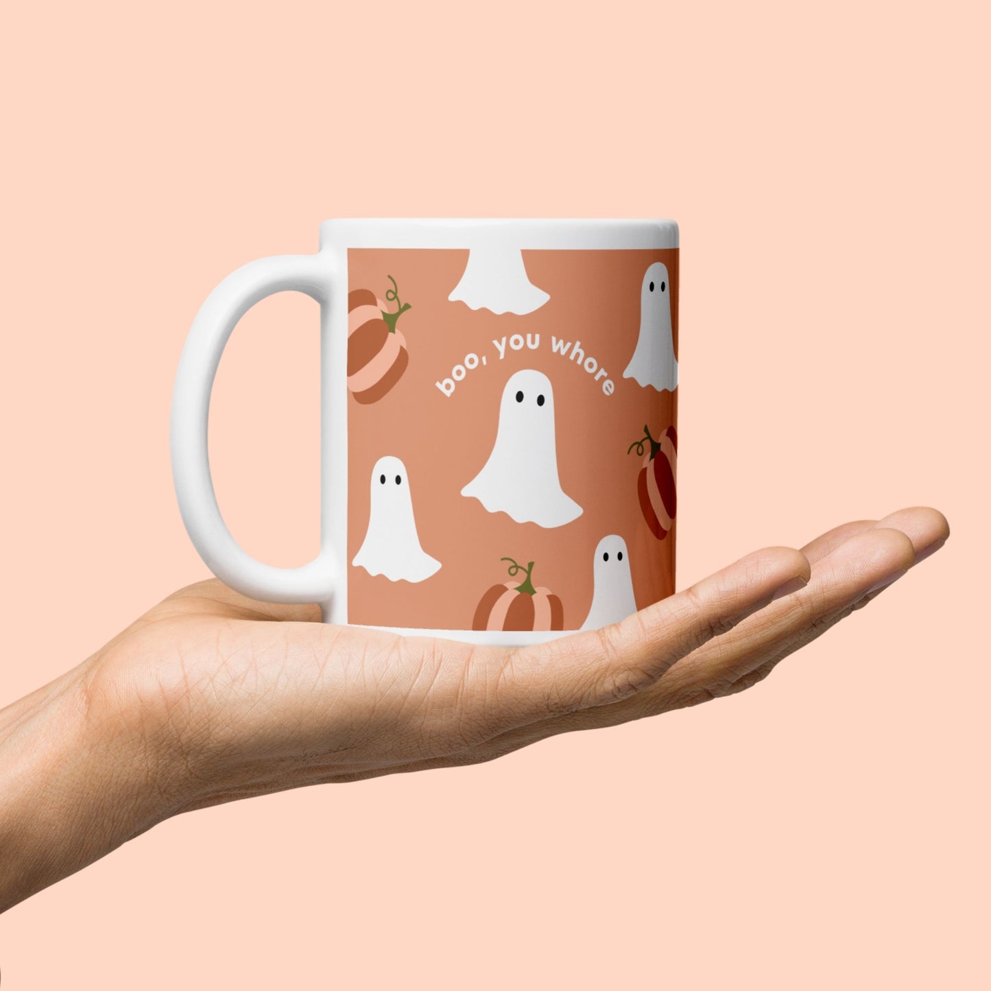 Tasse "Boo, You Whore" Halloween