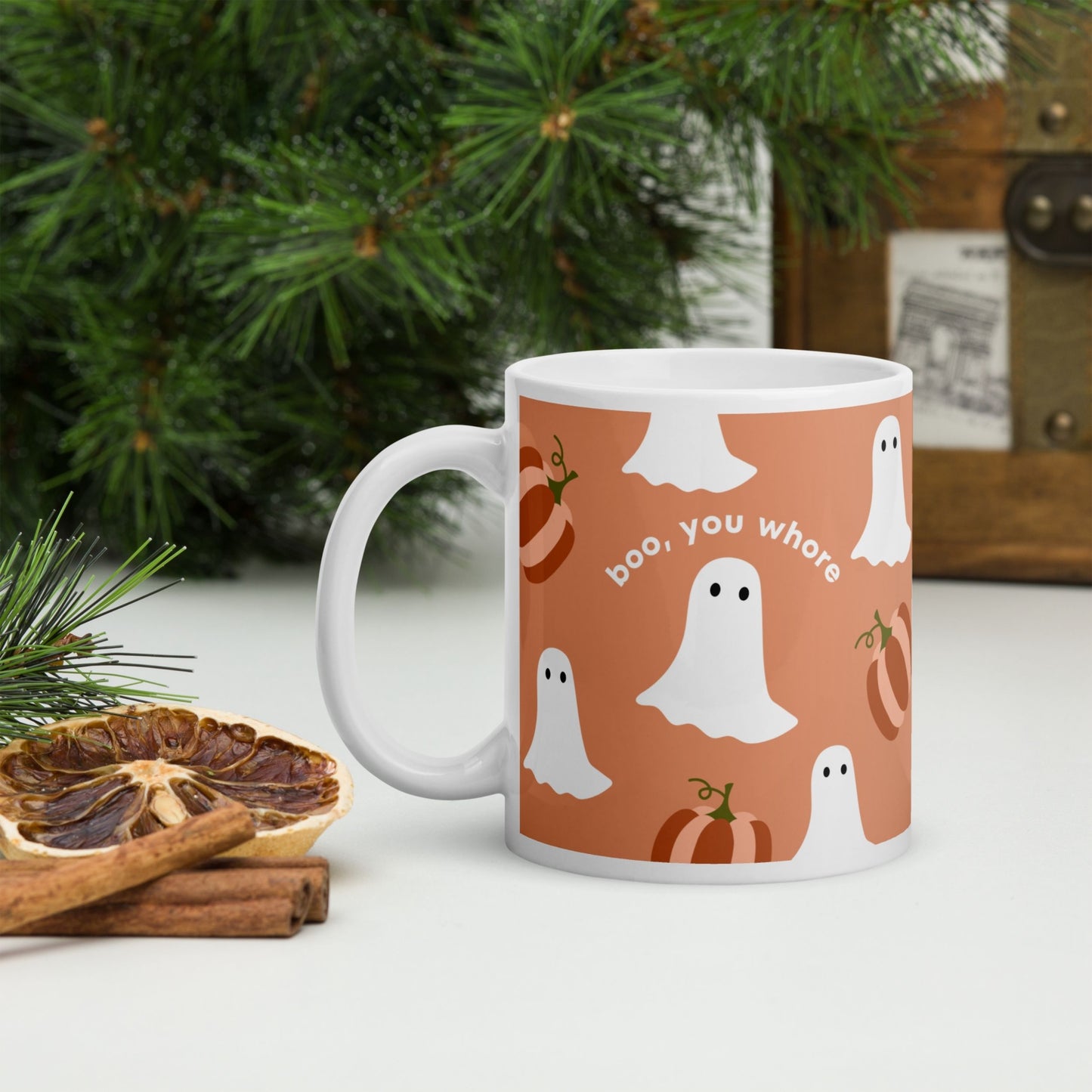 Tasse "Boo, You Whore" Halloween