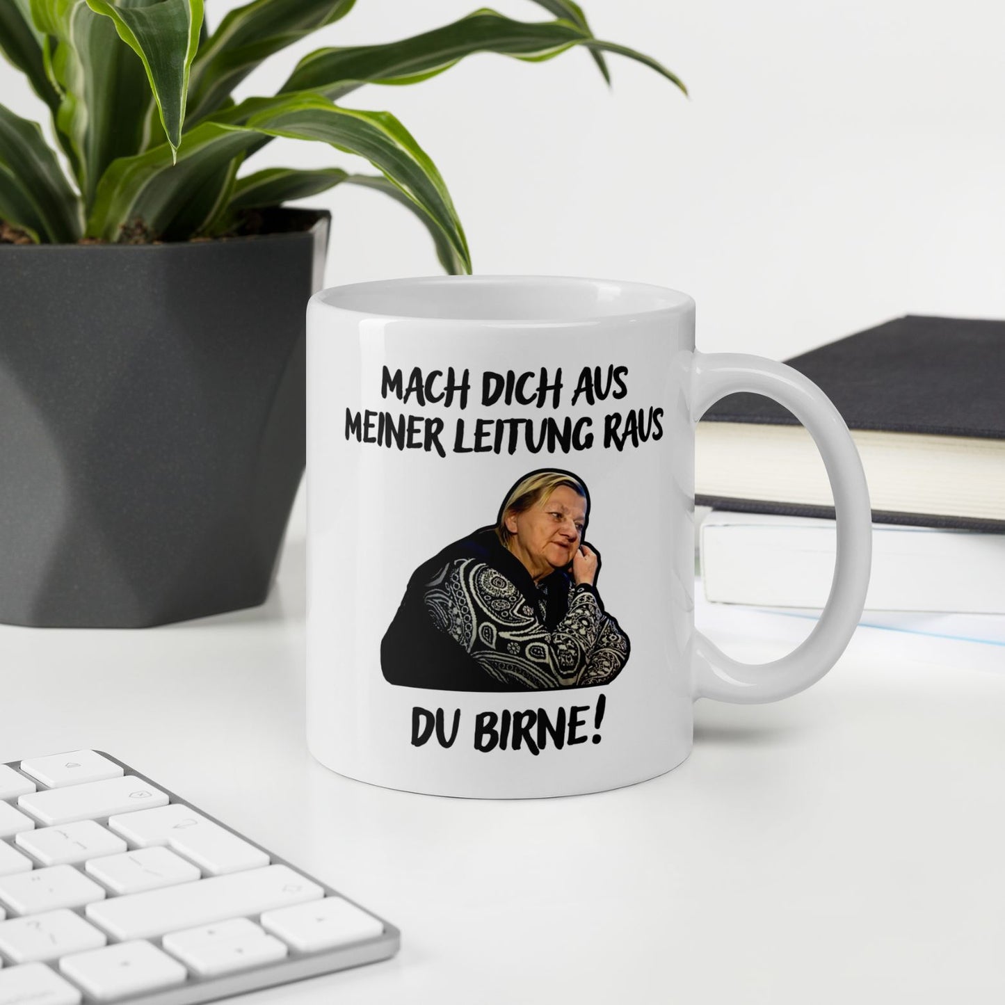 Tasse "Mach Dich Aus Meiner Leitung Raus"