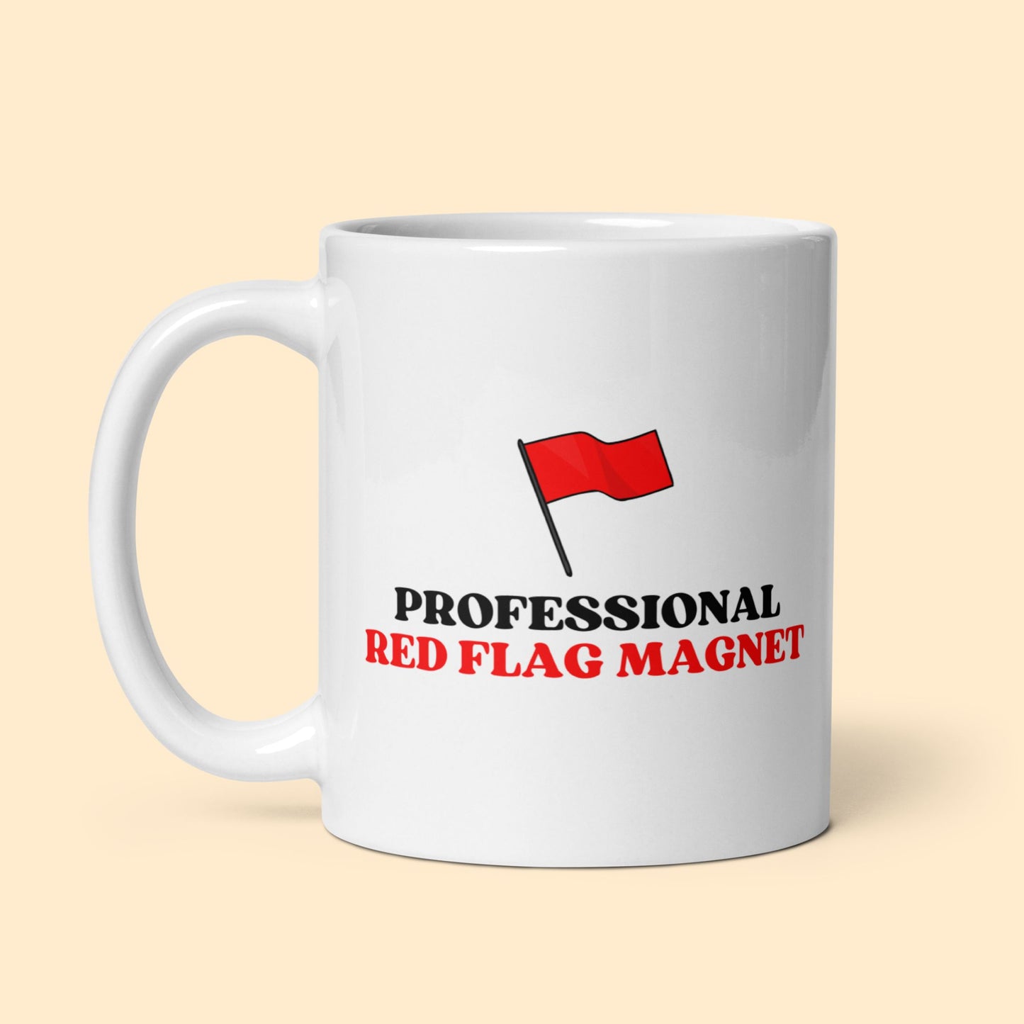 Tasse "Professional Red Flag Magnet"
