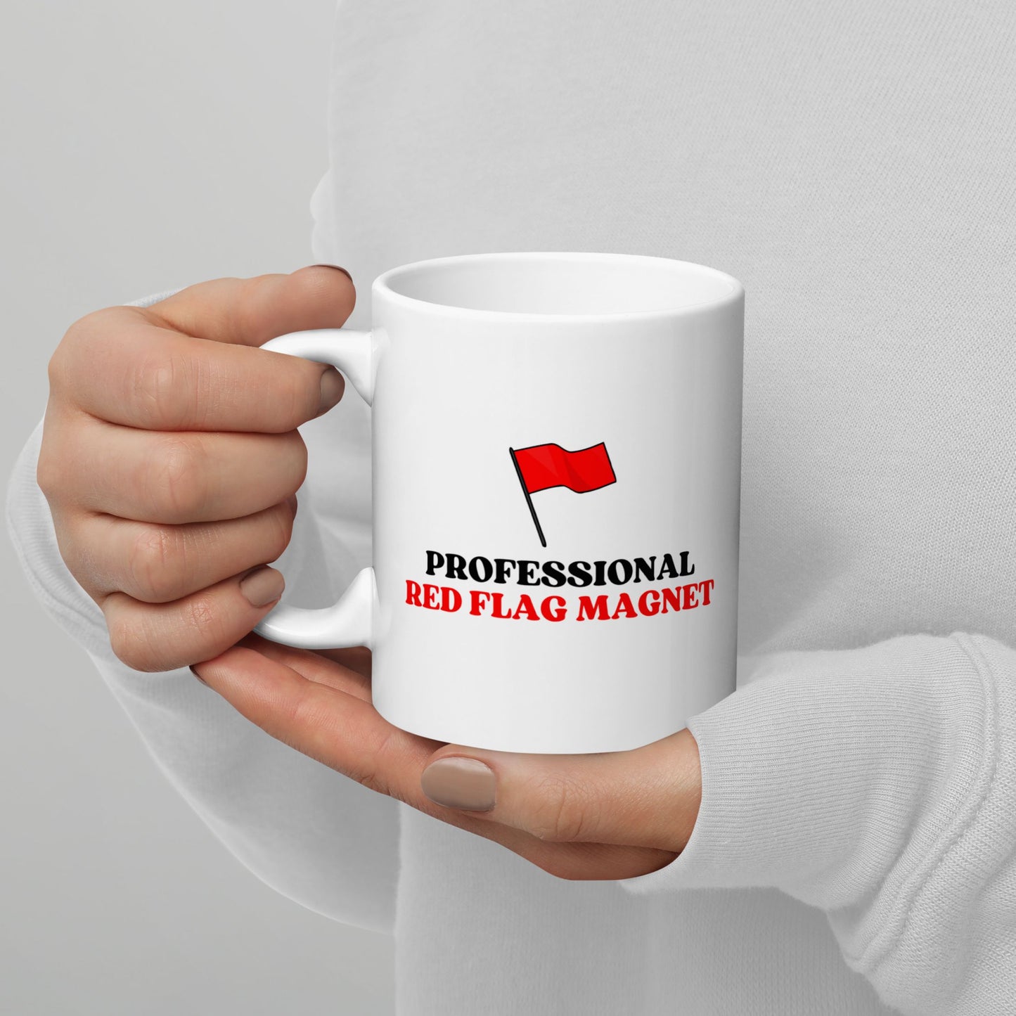 Tasse "Professional Red Flag Magnet"
