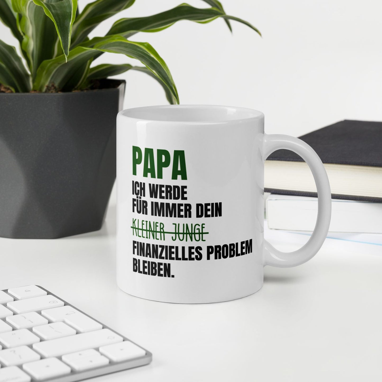 Tasse "Kleiner Junge - Finanzielles Problem" Vatertag