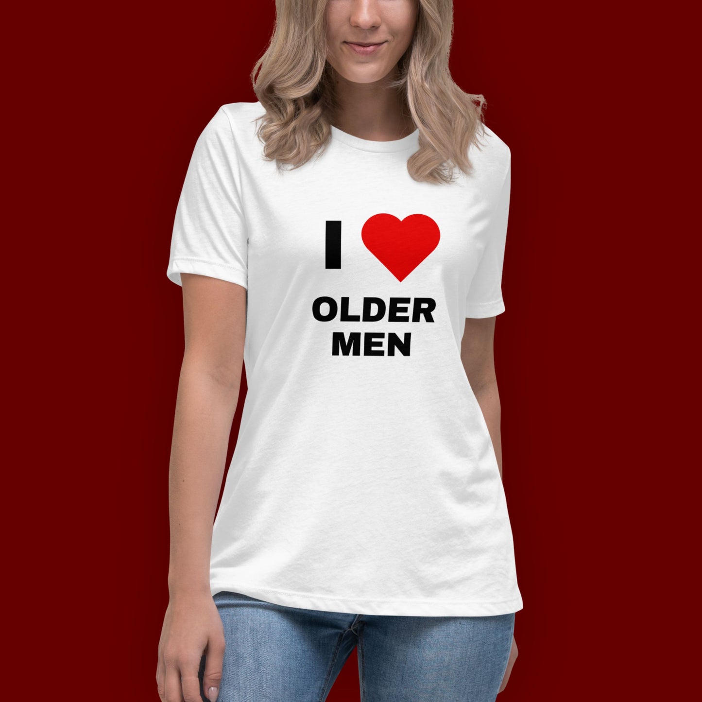 T-Shirt Unisex "I ❤️ Older Men"
