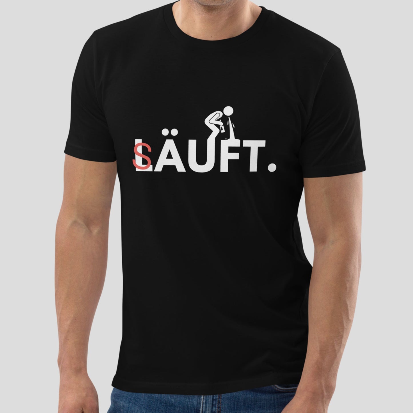 Partyshirt "Läuft/Säuft" | Unisex T-Shirt