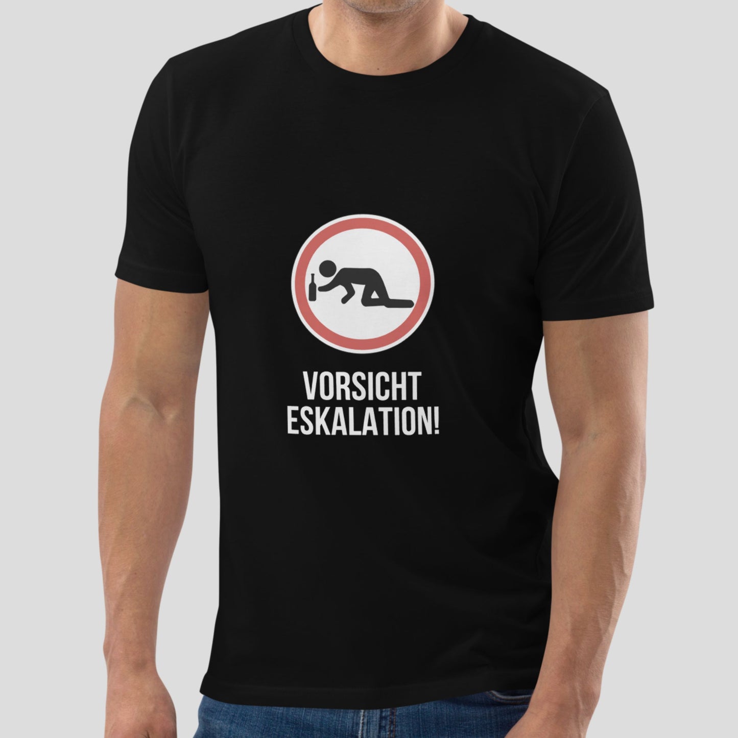 Partyshirt "Vorsicht Eskalation!" | Unisex T-Shirt