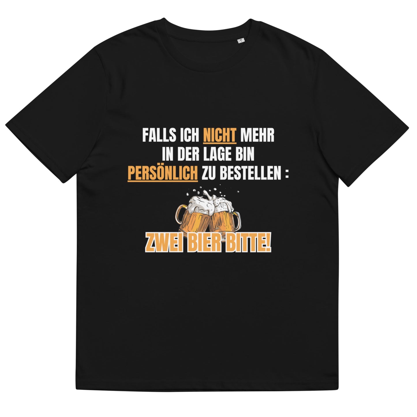 Partyshirt "Zwei Bier Bitte" | Unisex T-Shirt