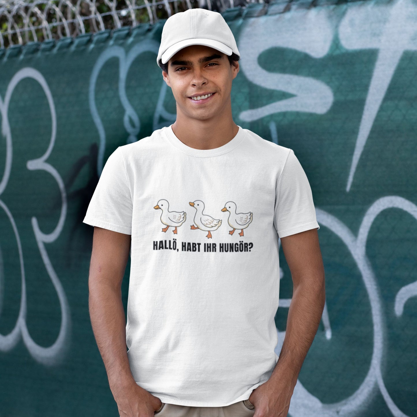 T-Shirt "Hallö, Habt Ihr Hungör?" Unisex