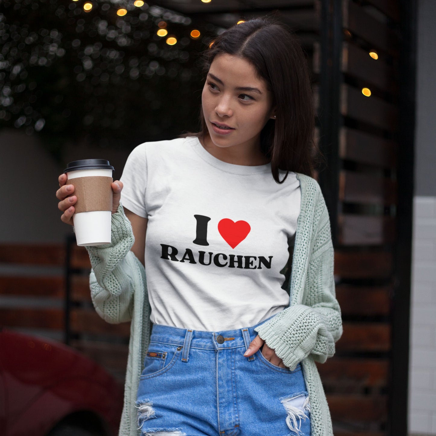 "I Love Rauchen" T-Shirt Unisex