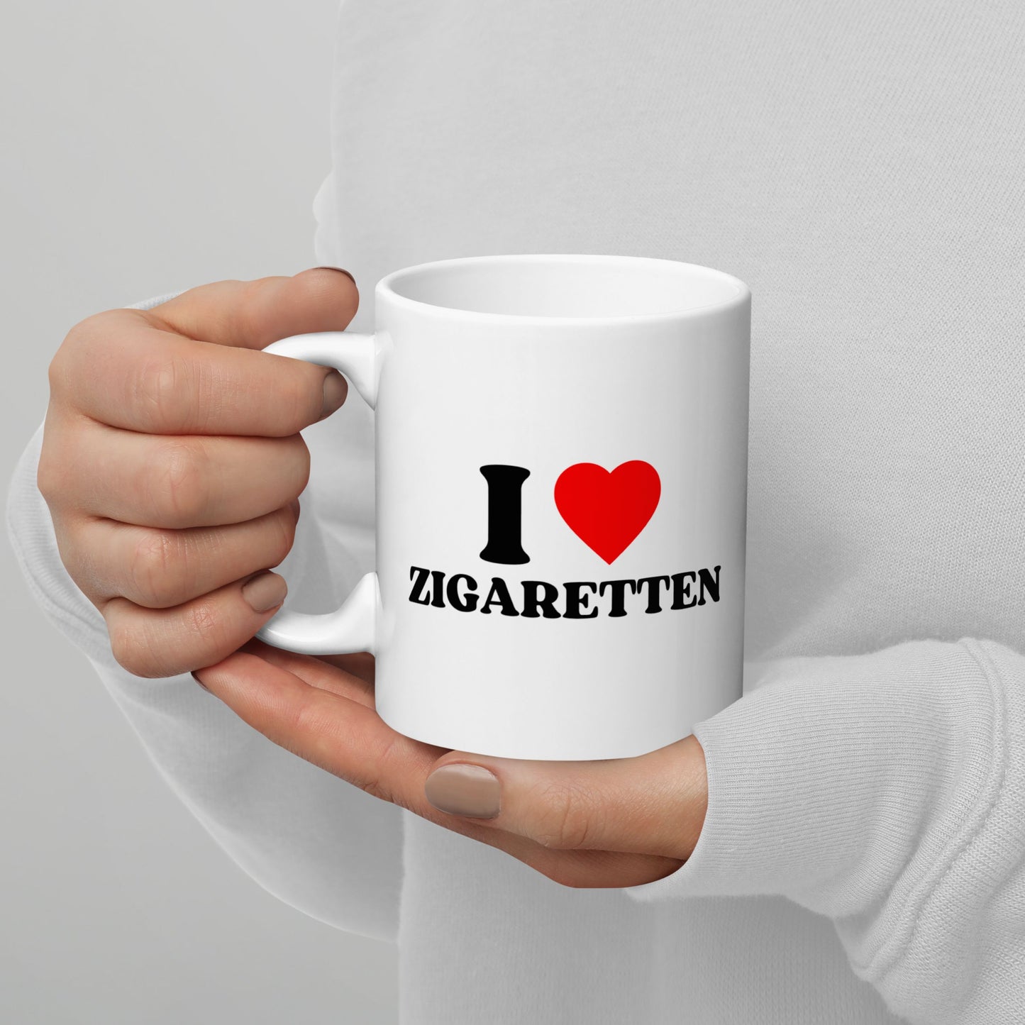 Tasse "I Love Zigaretten"