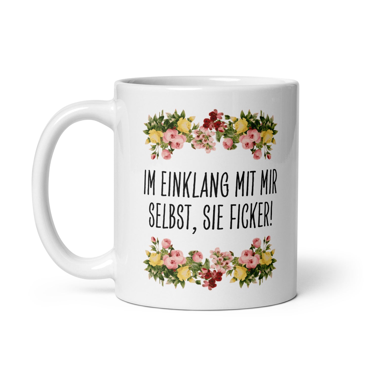 Tasse Büroausraster "Im Einklang Mit Mir Selbst..."
