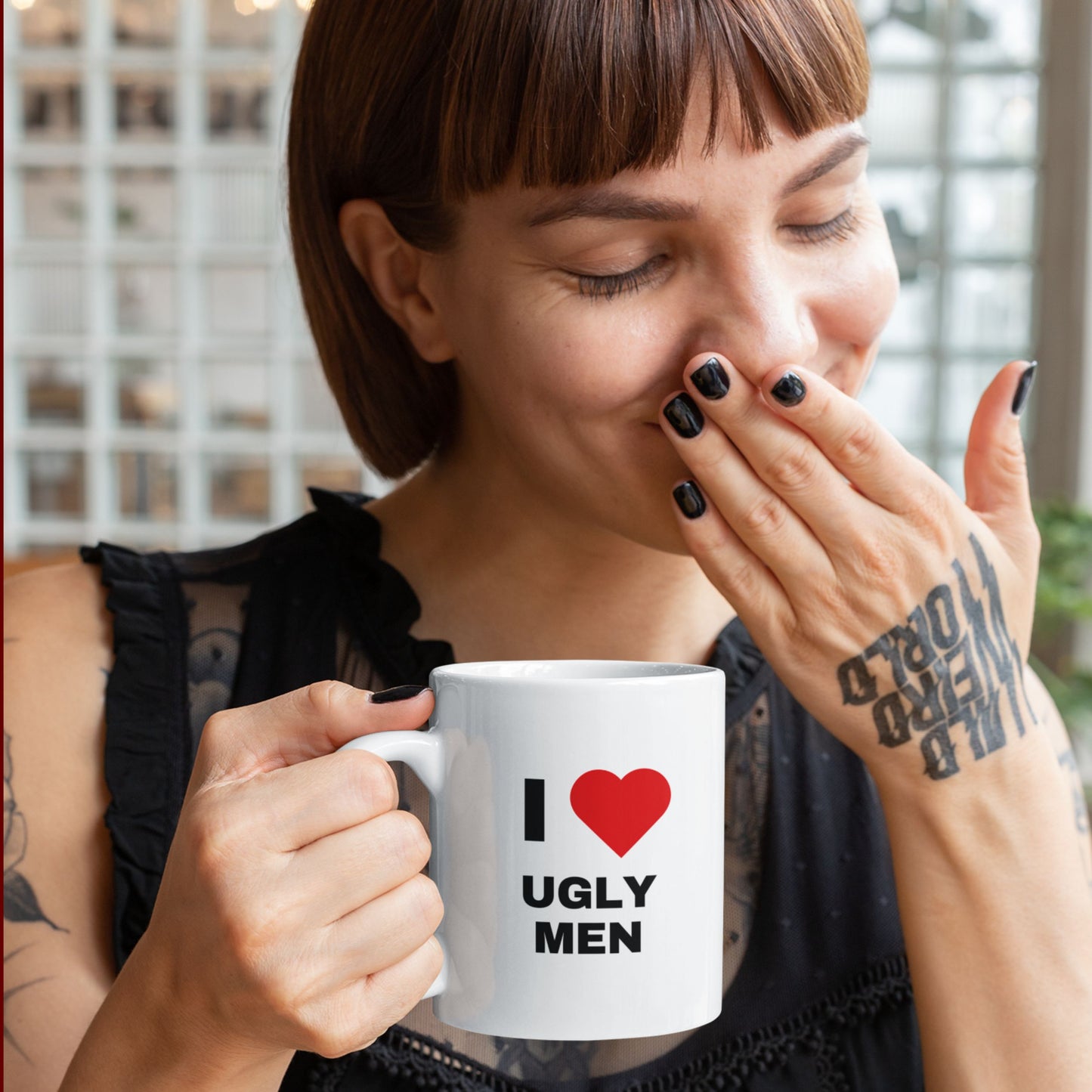 Tasse "I ❤️ Ugly Men"