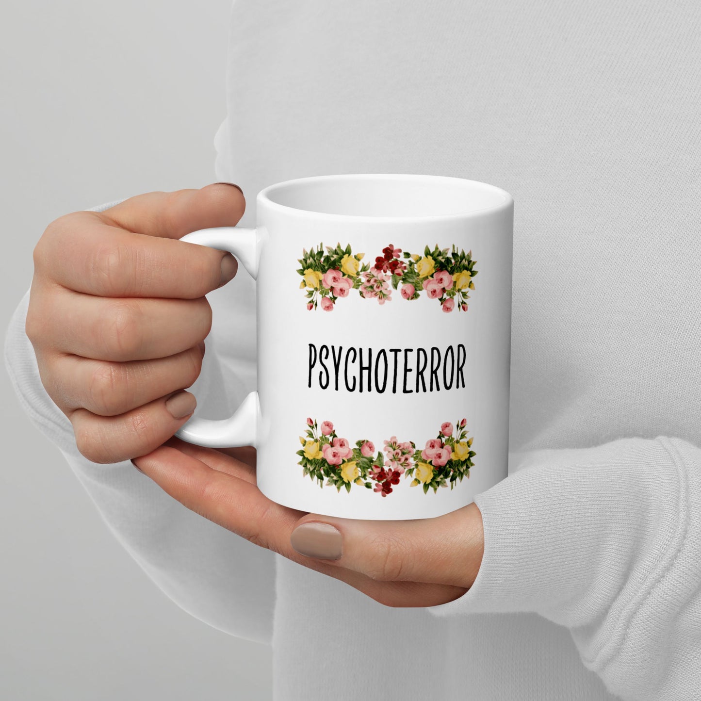 Tasse Büroausraster "Psychoterror"
