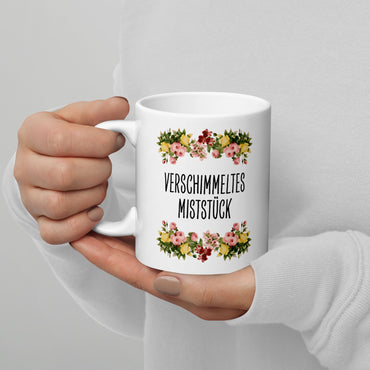 Tasse Büroausraster "Verschimmeltes Miststück"