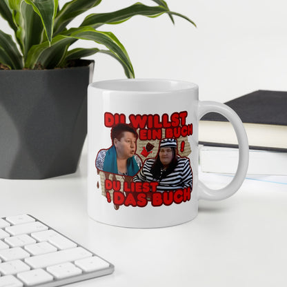 Tasse "Du Willst Ein Buch!"
