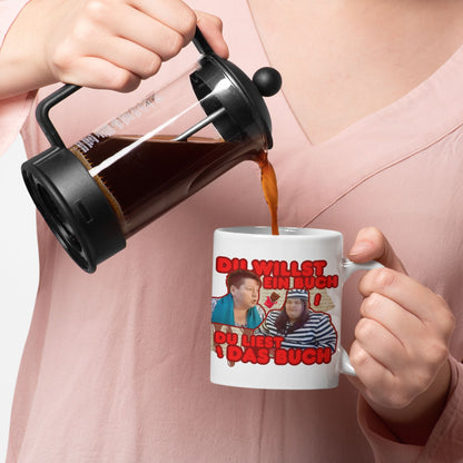 Tasse "Du Willst Ein Buch!"