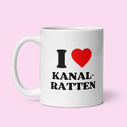 Tasse "I Love Kanalratten"
