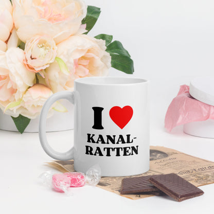Tasse "I Love Kanalratten"