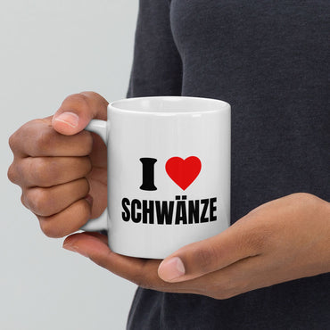 Tasse "I Love Schwänze"