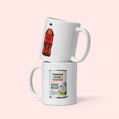 Tasse "Kokuxmilsch & Cola Zerrrooo"