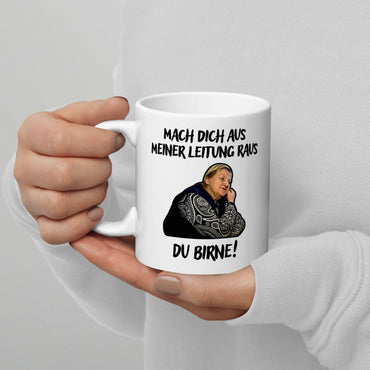 Tasse "Mach Dich Aus Meiner Leitung Raus"