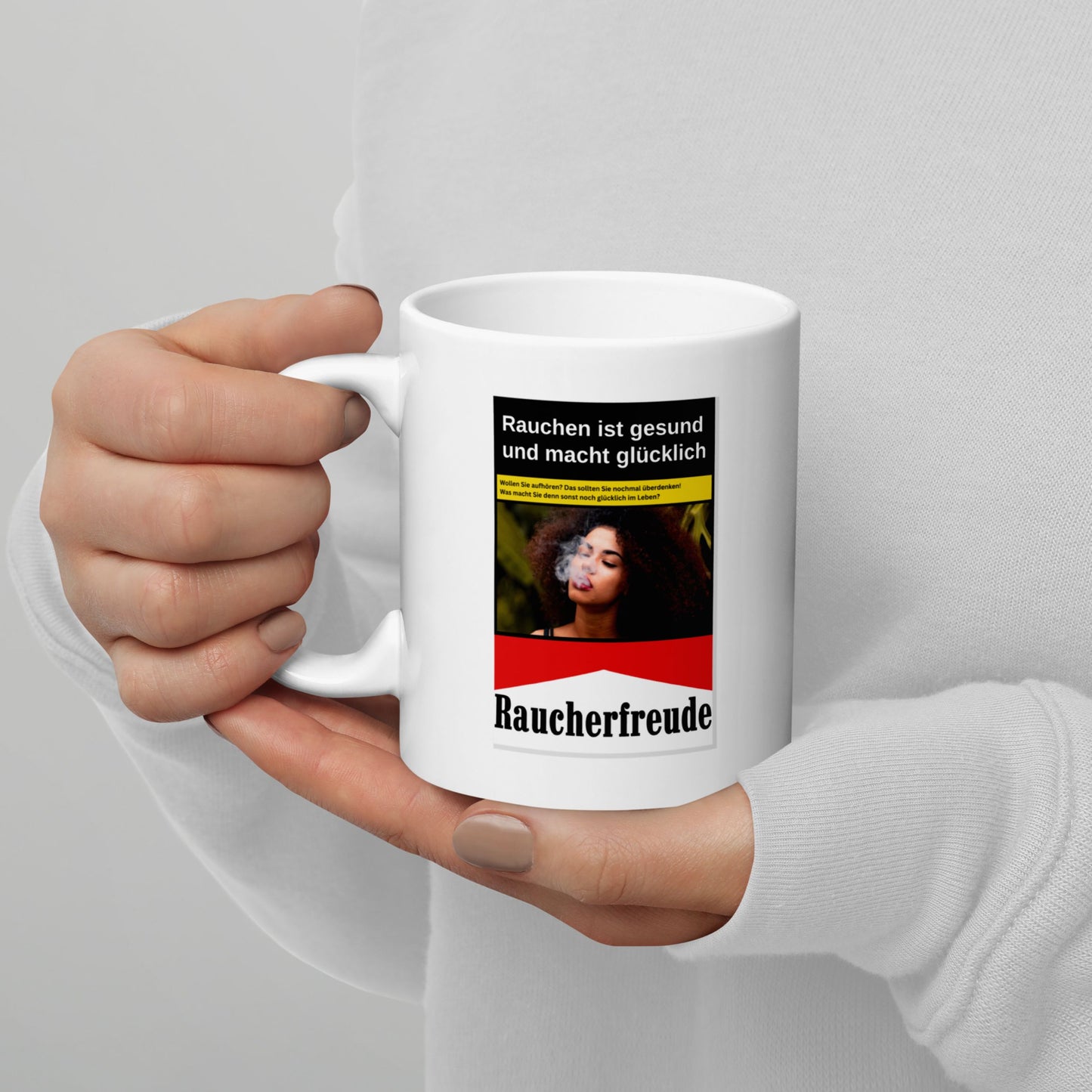 Tasse "Raucherfreude: Rauchen Ist Gesund"