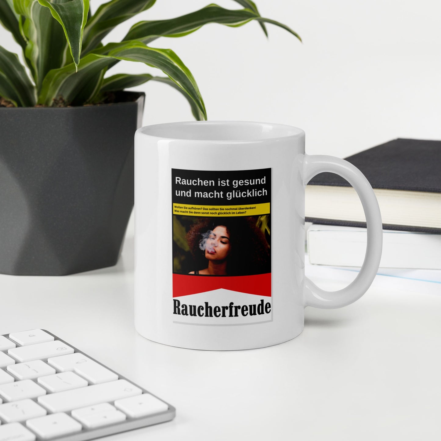 Tasse "Raucherfreude: Rauchen Ist Gesund"