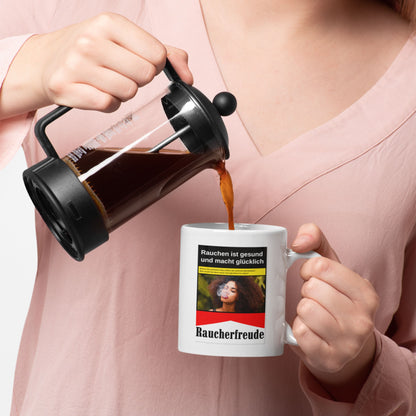 Tasse "Raucherfreude: Rauchen Ist Gesund"