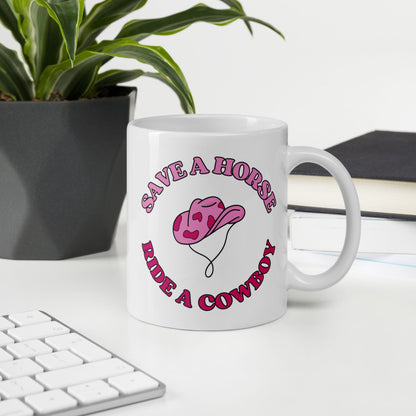 Tasse "Save A Horse, Ride A Cowboy"