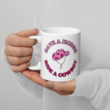 Tasse "Save A Horse, Ride A Cowboy"