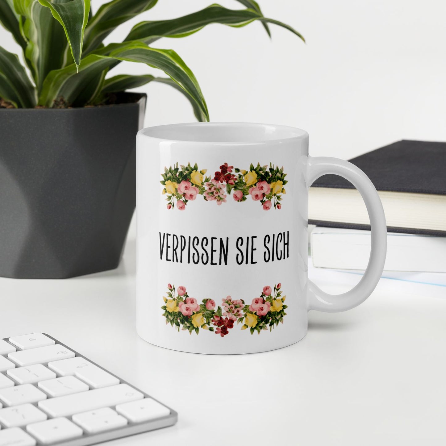 Tasse Büroausraster "Verpissen Sie Sich"